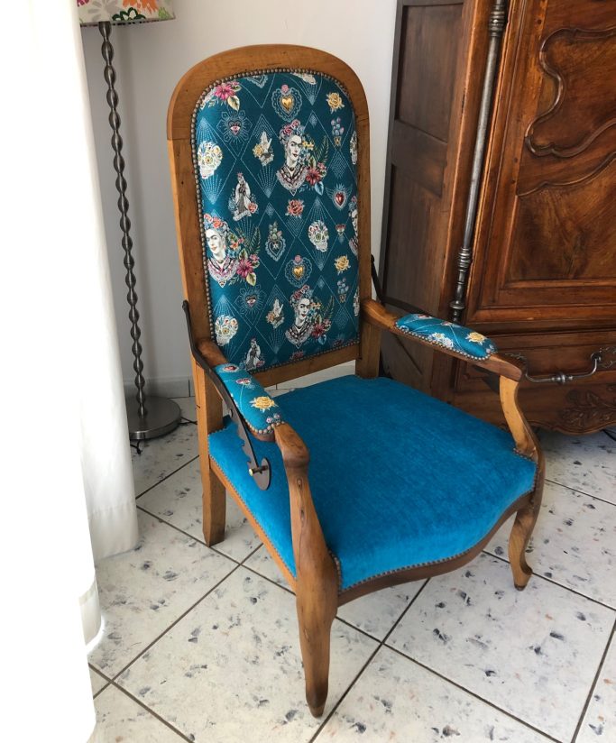 Réfection complète fauteuil Voltaire